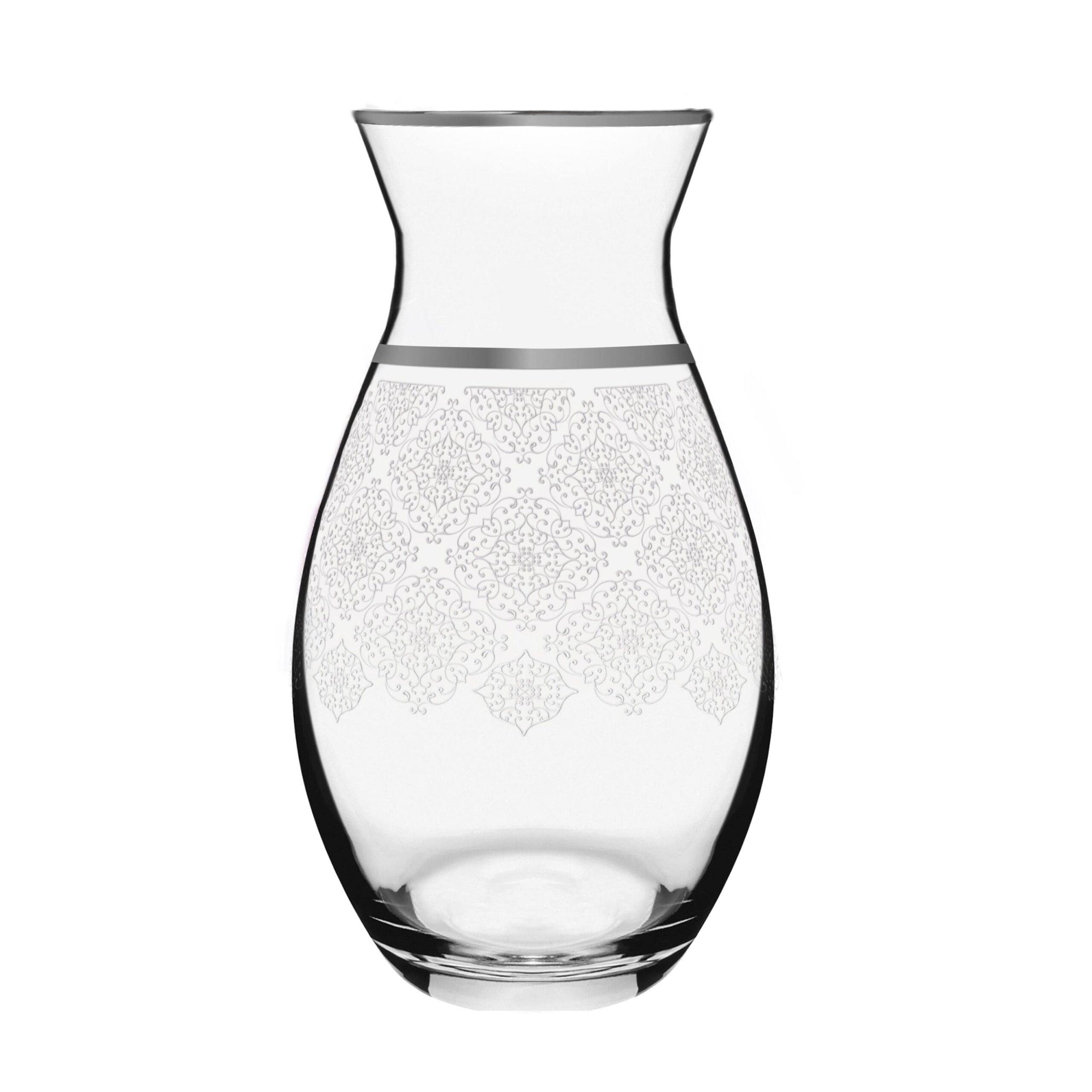 فازة كريستال دملاج بيرلا بلاتينيوم Dimlaj Perla Crystal Vase