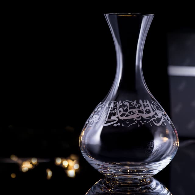 جيك ماء كرستال مزخرف 1500 ملي لتر ديملاج Dimlaj Thuluth Crystal Decanter