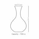 جيك ماء كرستال مزخرف 1500 ملي لتر ديملاج Dimlaj Thuluth Crystal Decanter