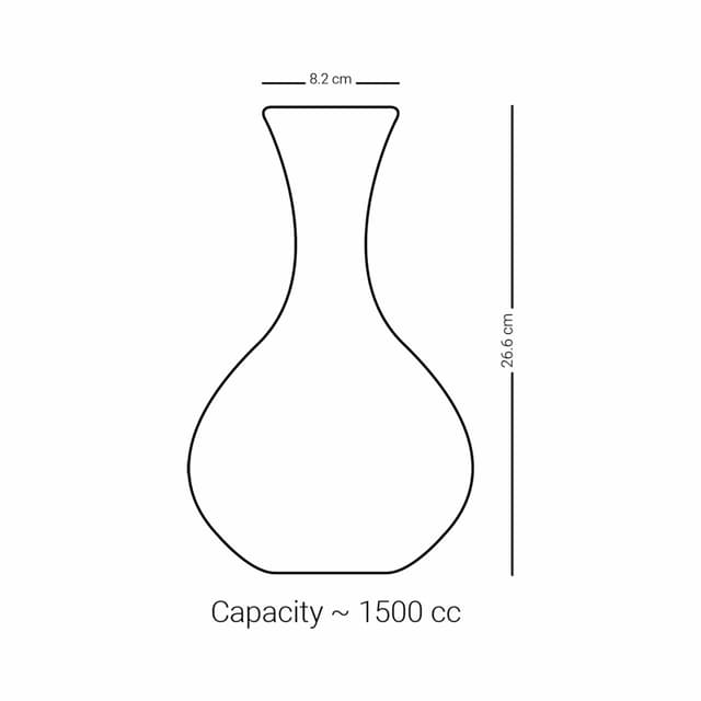 جيك ماء كرستال مزخرف 1500 ملي لتر ديملاج Dimlaj Thuluth Crystal Decanter