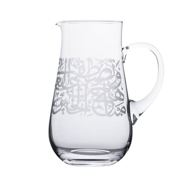 جيك ماء كرستال مزخرف 2400 ملي لتر ديملاج Dimlaj Thuluth Jug with Handle