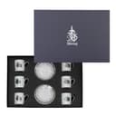 فنجان قهوة تركي دملاج ورود ذهبي و أخضر Dimlaj Wurood Turkish Coffee Cups