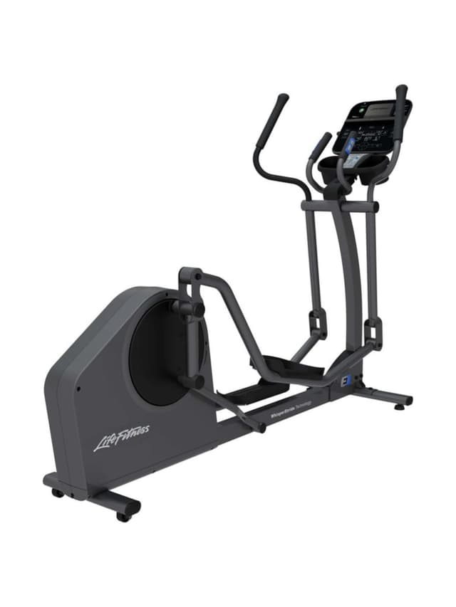 جهاز الاوربتراك بوزن 96 كجم لايف فتنس Life Fitness E1 Elliptical Cross-Trainer Base, Titanium, Base+Track Console - 703097