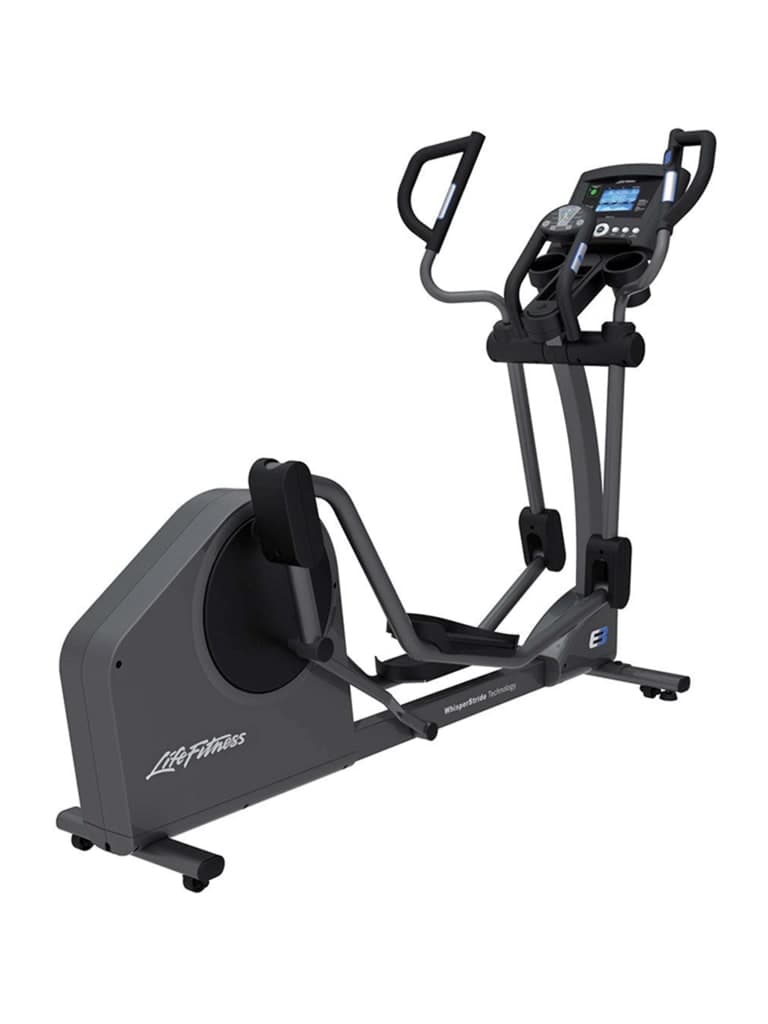 دراجة رياضية بوزن 102 كجم لايف فتنسLife Fitness E3 Cross-Trainer Base, Titanium-Base+Go Console