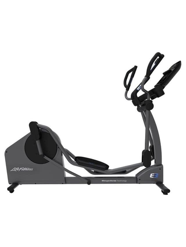 Life Fitness E3 Elliptical Cross-Trainer Base, Titanium, Base+Track Console - 300792