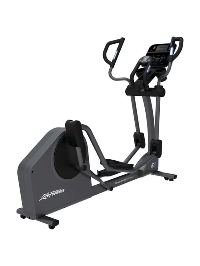 Life Fitness E3 Elliptical Cross-Trainer Base, Titanium, Base+Track Console - 703078