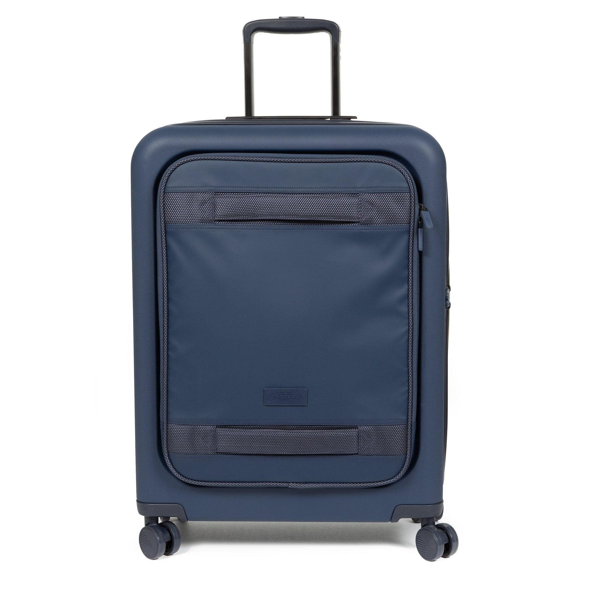 شنطة سفر كبيرة 100 لتر بوليستر  مع عجلات دوارة ايست باك لارج كحلي  EASTPAK Cnnct Case L Large Travel Trolley