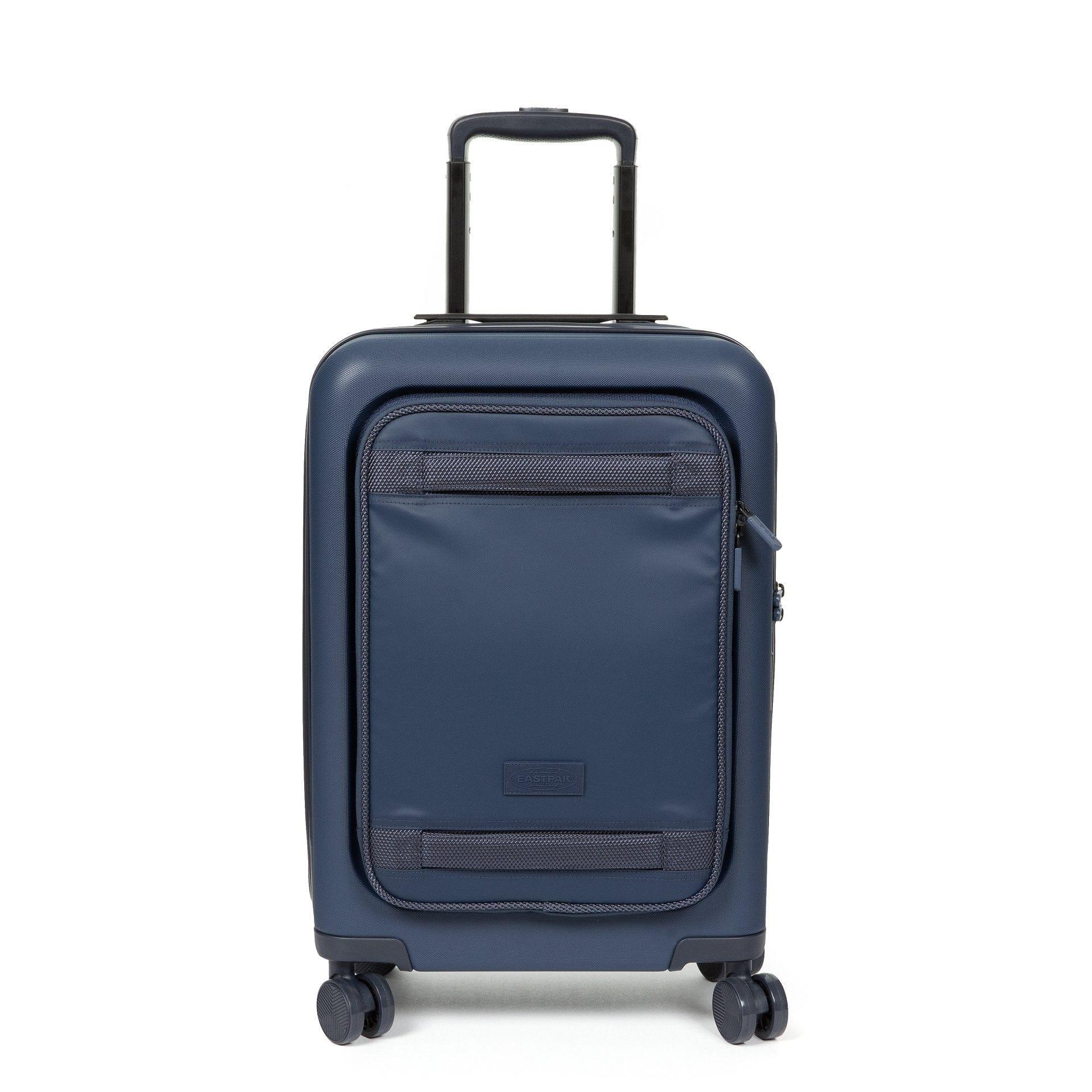 شنطة سفر صغيرة 35 لتر بوليستر مع عجلات دوارة ايست باك سمول كحلي EASTPAK Cnnct Case S Cabin size travel trolley