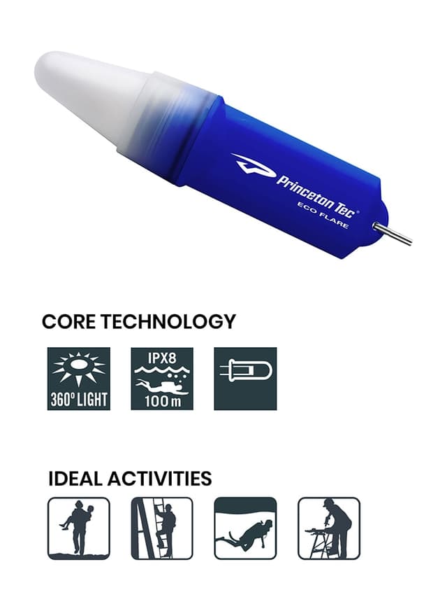 Princeton Tec Eco Flare AAA LED Color Blue