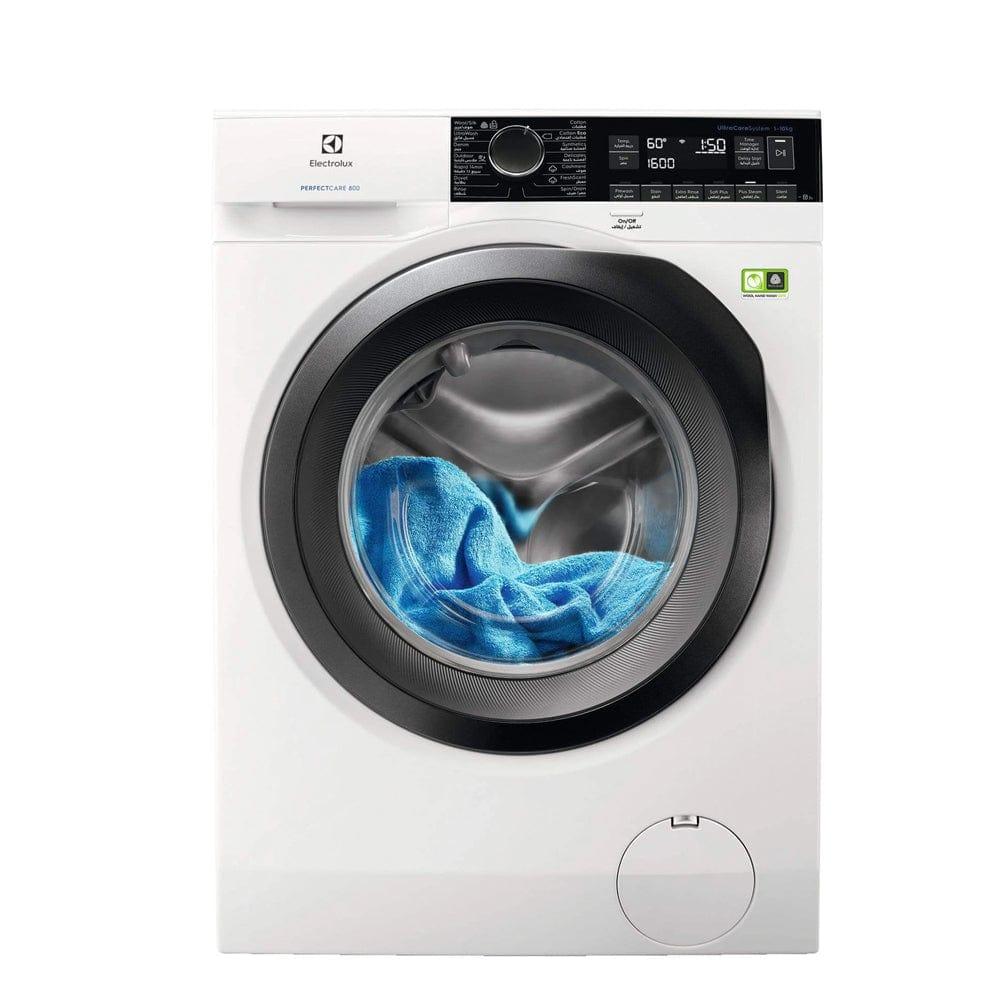 غسالة ملابس 10كغ صناعة ايطالية الكترولوكس ELECTROLUX FRONT LOAD WASHER WHITE