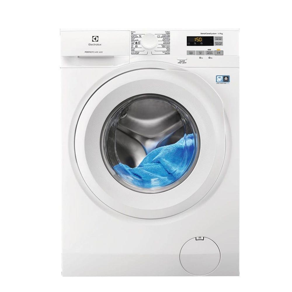 ELECTROLUX  7 KG FRONT LOAD PERFECTCARE WASHING MACHINE, 1200 RPM, WHITE - EW6F5722BB (MADE IN POLLAND)