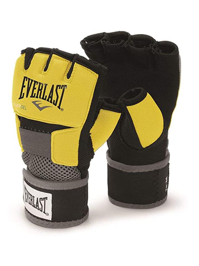 قفازات ملاكمة ميديوم ايفرلاست أسود وأصفر Everlast Boxing Hand Wraps Size Medium