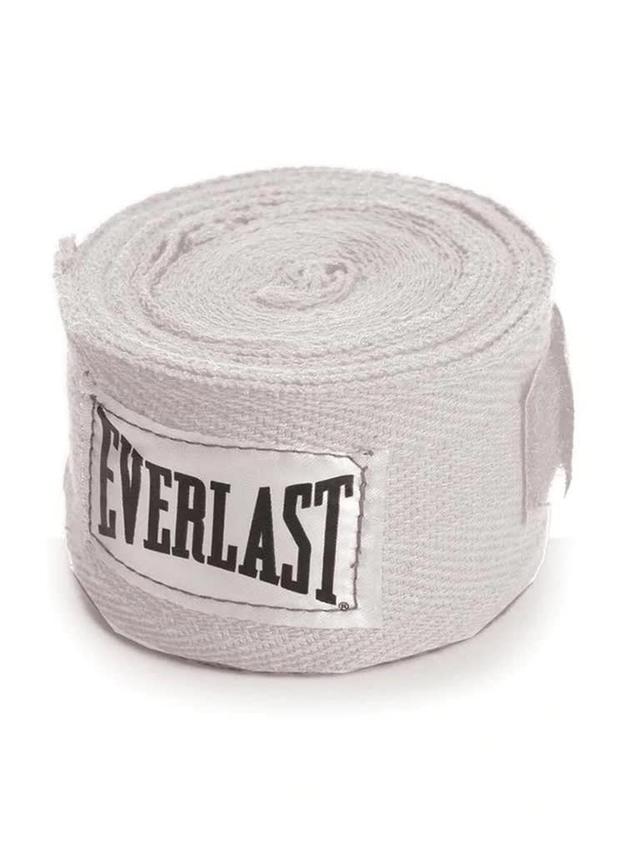 مشد يد رياضي 120 انش مع حلقات إبهام ايفرلاست أبيض  Everlast Hand Wraps 120 Inch - SW1hZ2U6MTU0MTUxMA==