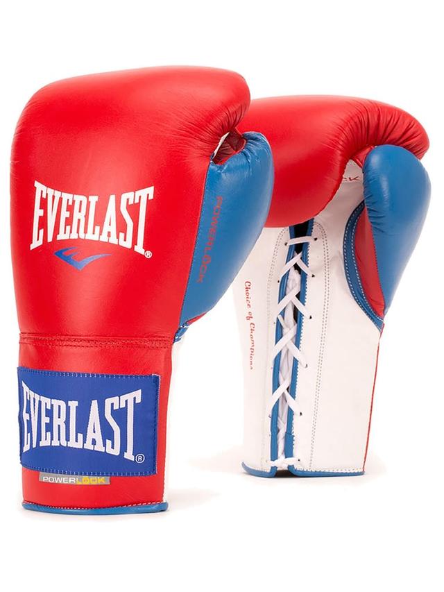 Everlast Powerlock Traing Glove Color Blue/Red/WhiteWeight 16 Ounce - SW1hZ2U6MTUxNDEyMA==