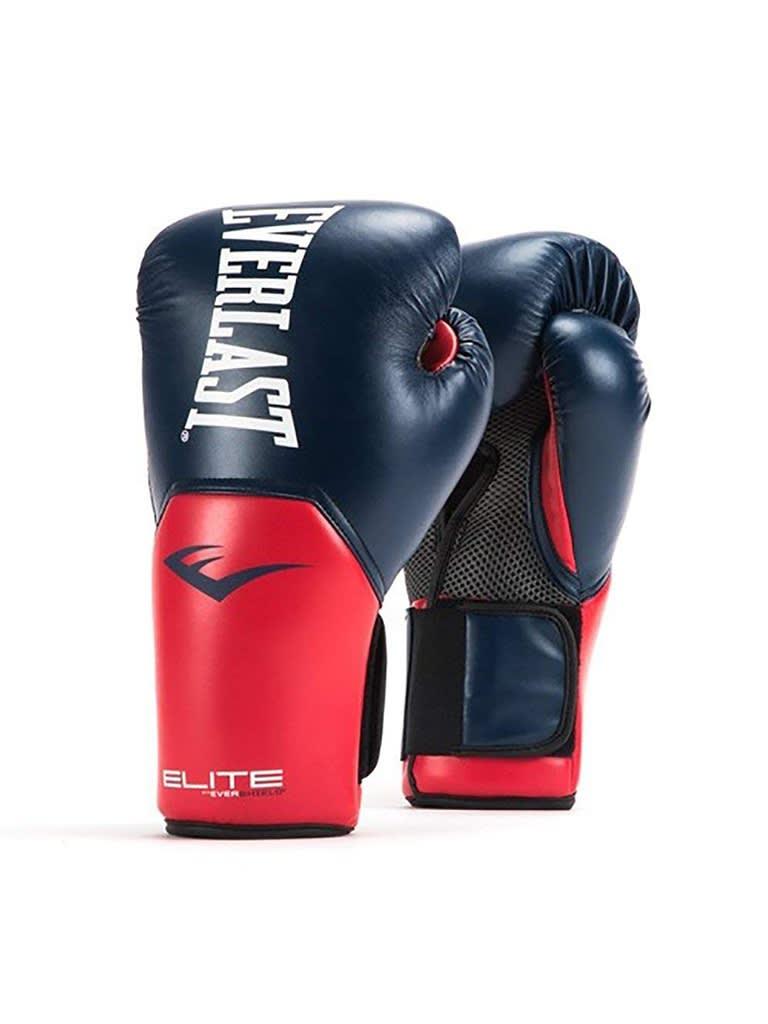 قفازات ملاكمة 16 اونصة جلد صناعي ايفرلاست كحلي و أحمر Everlast Pro Style Elite Training Gloves Size 16 Oz