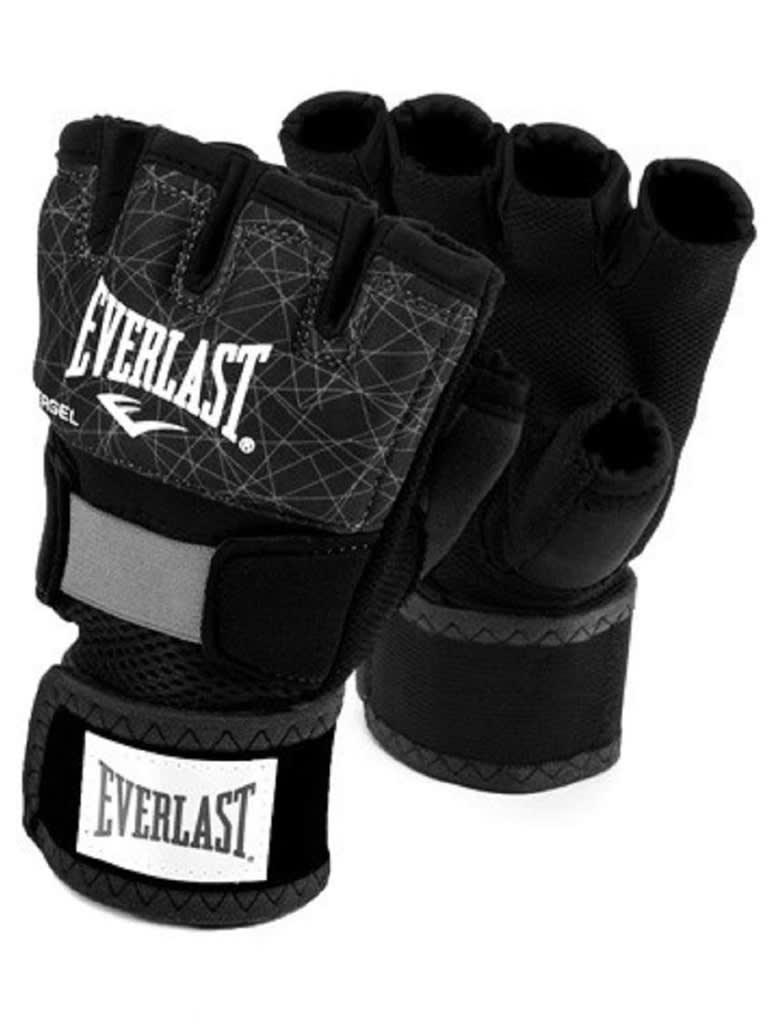 قفازات حديد ميديوم ايفرلاست أسود  Everlast Printed Evergel Hand Wrap Size M