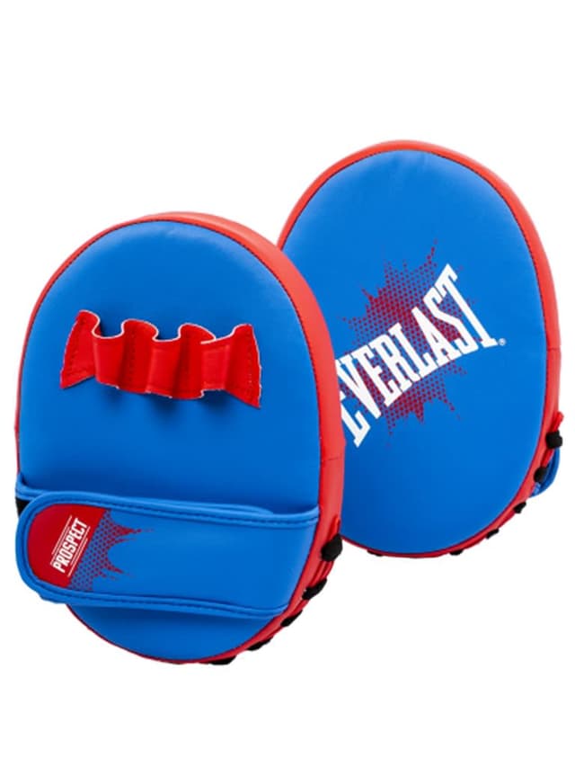 قفازات ملاكمة للاطفال 8 اونصة مع قفازات لكمة ايفرلاست أزرق وأحمر  Everlast Prospect Youth Mitt Kit Size 8 Oz