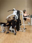 هوم جيم مع اوزان وجهاز تمارين البطن بودي سوليد  Body Solid Home Gym