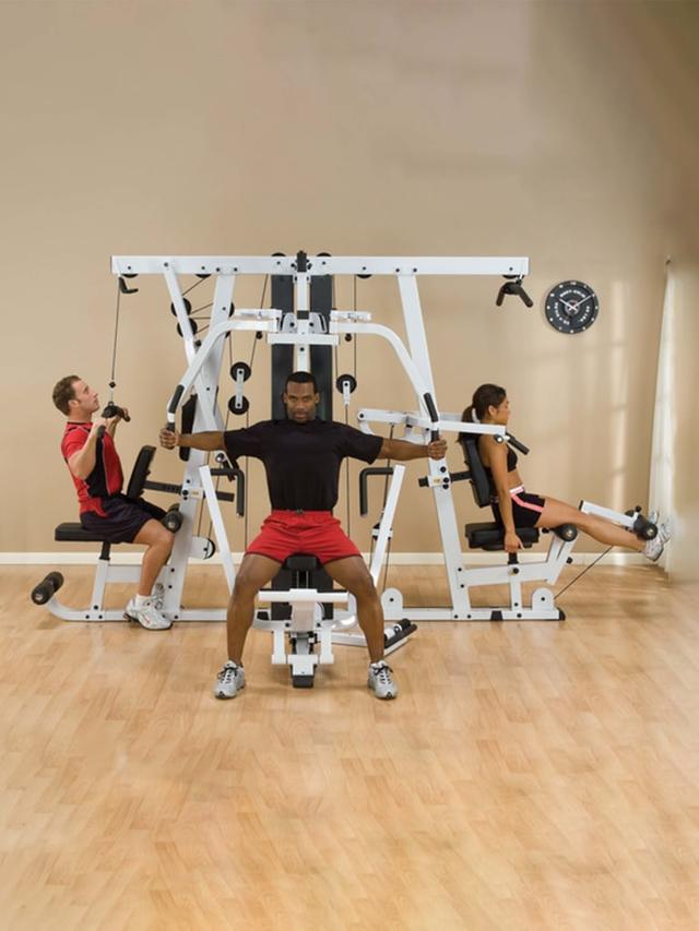 Body Solid EXM4000S Multi-Stack Gym With LP40S Leg Press - SW1hZ2U6MTUwODEzNQ==