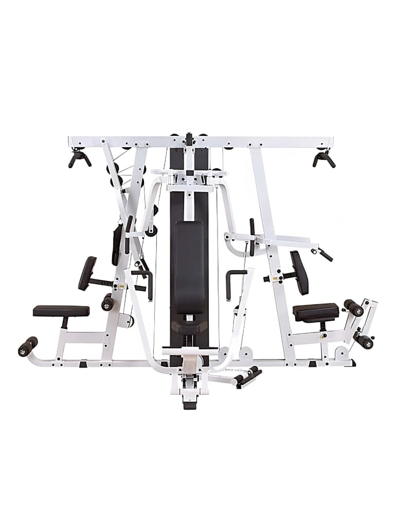 جهاز رياضي متكامل ذو مجموعات أوزان مستقلة مع جهاز ضغط الارجل بودي سوليد Body Solid Multi-Stack Gym With Leg Press