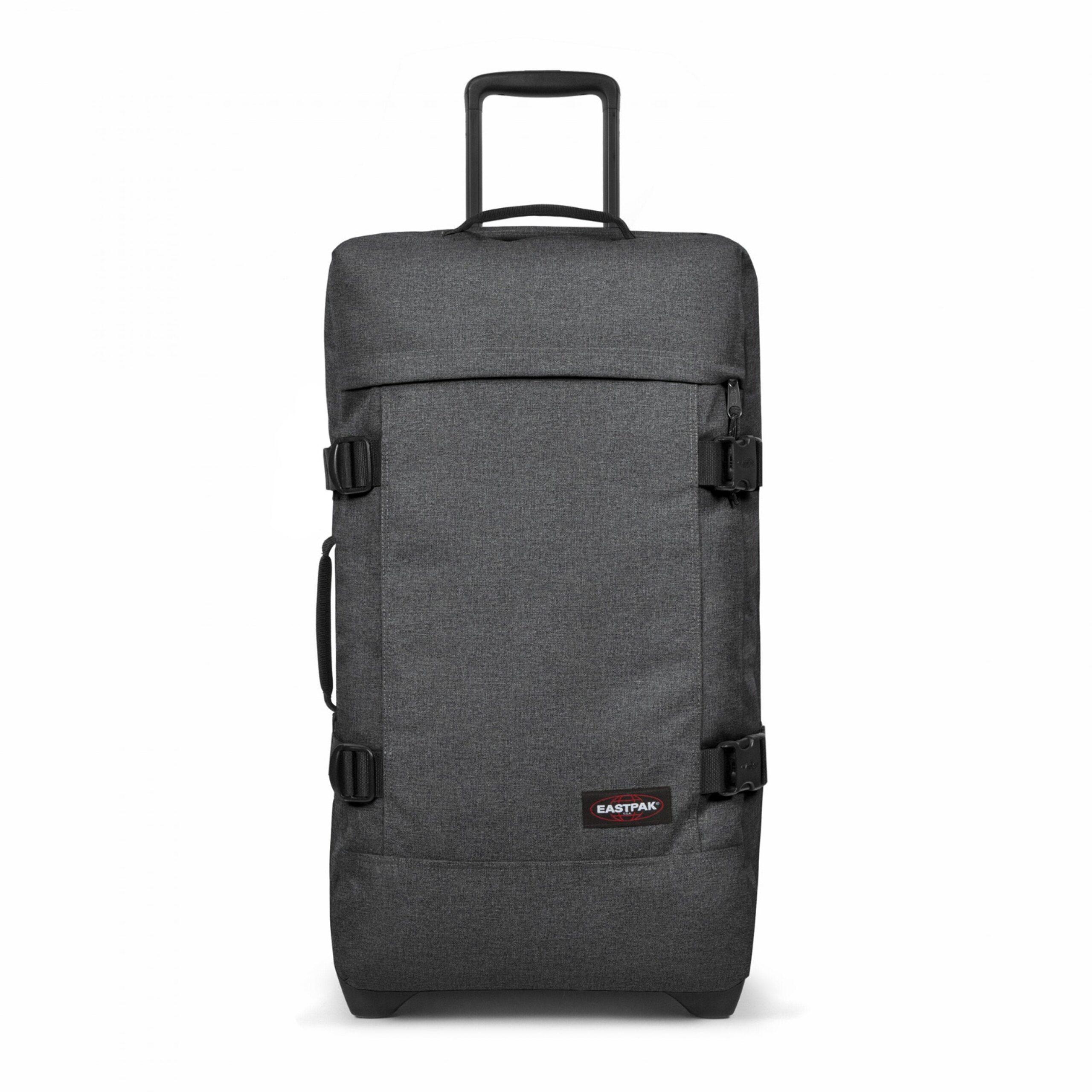 Eastpak Tranverz M Medium Wheeled Luggage Black Denim EK00062L77H
