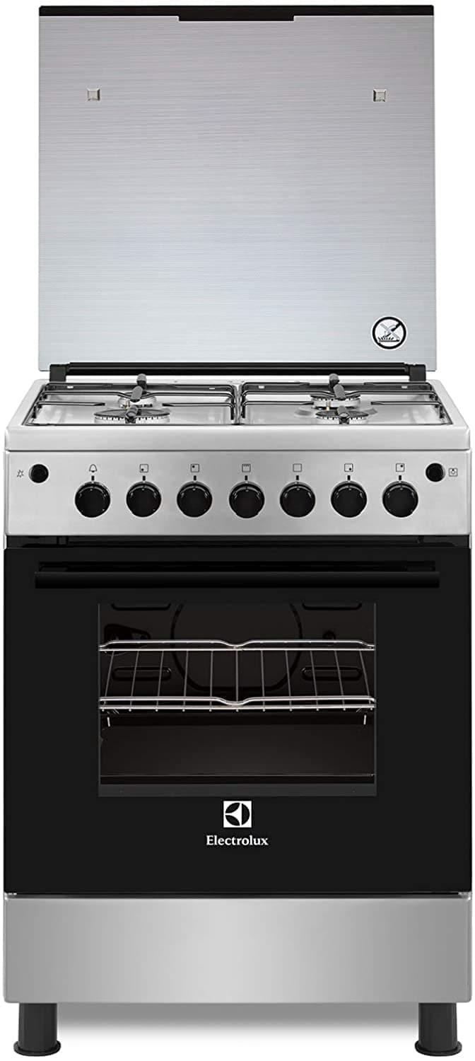 فرن كهربائي 4 رؤوس 60×60 سم الكترولوكس Electrolux Gas Cooker steel