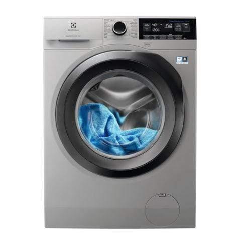 غسالة ملابس كهربائية 9 كغ ايطالية الكترولوكس Electrolux Front Load Washing Machine Silver