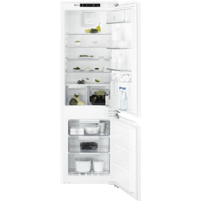 ثلاجة بفريزر سفلي 249 لتر الكترولوكس Electrolux Fridge Freezer