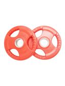 اوزان حديد مطاطية 5 كيلو غرام قطعتين أحمر نايت شوت Knightshot Colored Rubber Plates Pair Weight 5 Kg - SW1hZ2U6MTU0OTQwOQ==