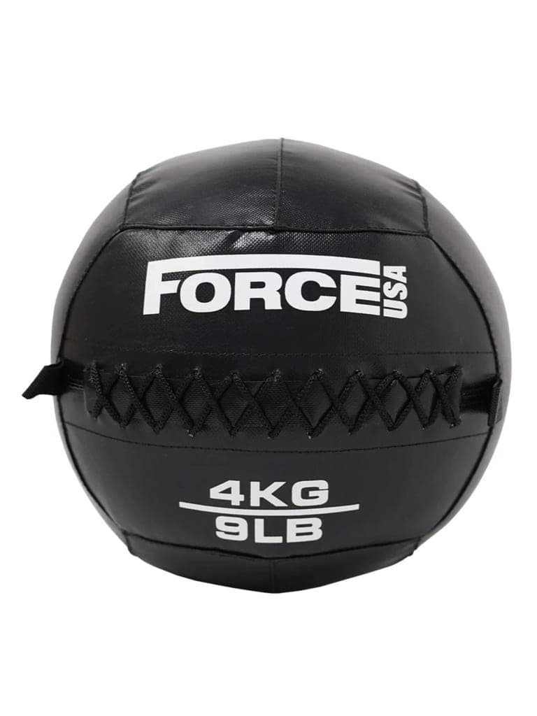 كرة تمارين 4 كجم 37 سم أسود فورس يو اس ايه Force USA Elite Wall Balls Weight 4 Kg