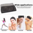 عصابة الراس للمكياج والرياضة واليوغا مطاطية من واونيكت لون أسود Wownect Makeup Cloth Reusable Microfiber Facial Headband Make up Hair Band - SW1hZ2U6MTU5NjkwOA==