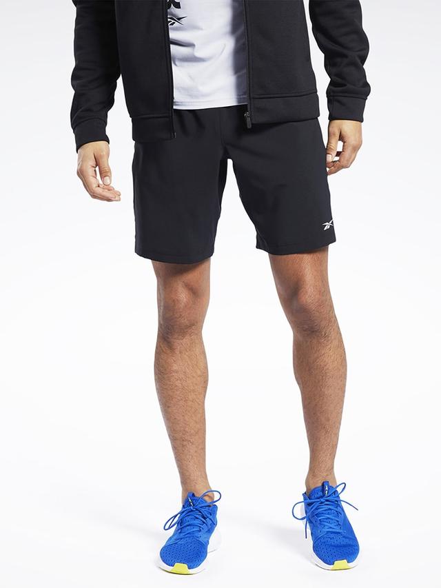 شورت رجالي رياضية للتدريبات مقاس S أسود ريبوك Reebok Workout Woven Short - SW1hZ2U6MTUyNTEwMw==