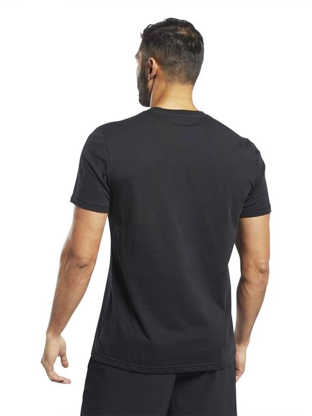 تي شيرت للتدريبات قطن وبوليستر ميديوم أسود ريبوك Reebok Training Essential Classic Tee - SW1hZ2U6MTUyNTE1MQ==