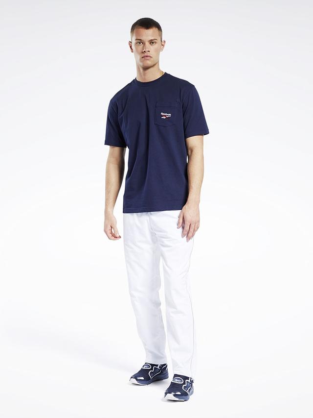 تيشيرت رجالي مع جيب مقاس S أزرق ريبوك Reebok Classic Pocket Tee - SW1hZ2U6MTUxNTkzNw==