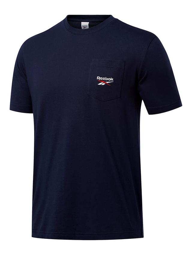 تيشيرت رجالي مع جيب مقاس S أزرق ريبوك Reebok Classic Pocket Tee - SW1hZ2U6MTUxNTkyOQ==