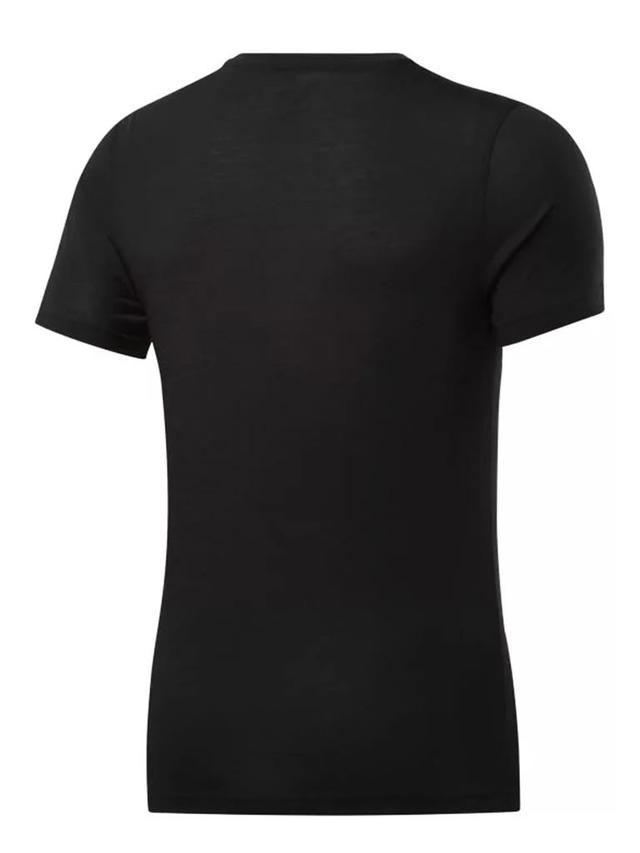 تي شيرت رجالي للتمارين مقاس صغير أسود ورمادي ريبوك Reebok Graphic Training Speedwick Tee - SW1hZ2U6MTUyNTEwOA==