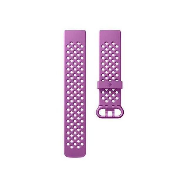 Fitbit Charge3 Silicone Sport Band - Berry ( L ) - SW1hZ2U6MTY0NDEyNw==