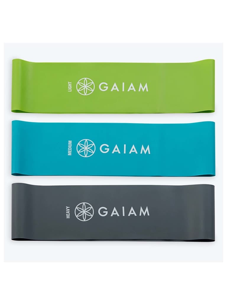  مجموعة أشرطة مقاومة 3 مستويات(خفيف ـ متوسط ـ ثقيل)من جايام Gaiam Restore Loop Band Kit | 3-Pack