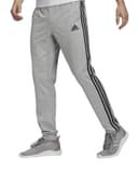بنطلون اديداس رجالي رياضي قطن وبوليستر سمول رمادي Adidas 3-Stripes Tapered Pants