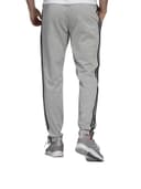 بنطلون اديداس رجالي رياضي قطن وبوليستر سمول رمادي Adidas 3-Stripes Tapered Pants