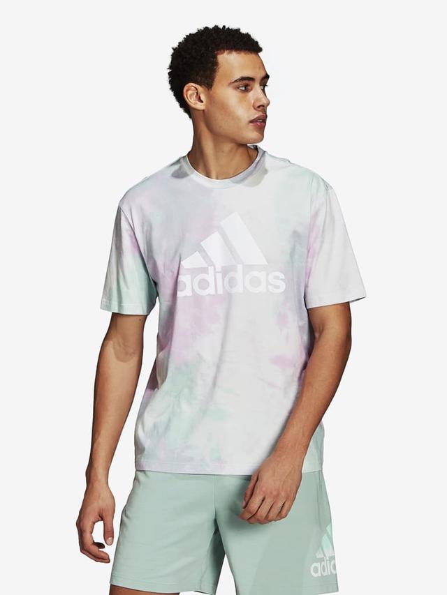 Adidas Essentials Tie-Dyed Inspirational Tee Color Mint/LilacSize S - SW1hZ2U6MTUxNjA2MA==