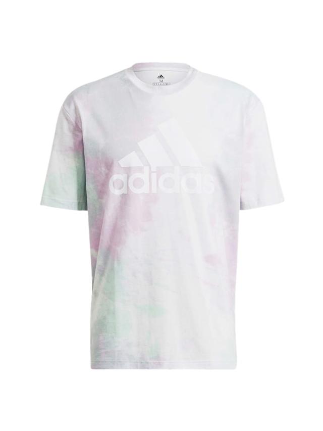 Adidas Essentials Tie-Dyed Inspirational Tee Color Mint/LilacSize S - SW1hZ2U6MTUxNjA1Ng==