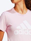 Adidas Essentials Logo Tee Color Clear Pink/WhiteSize S - SW1hZ2U6MTUyNTA2NQ==