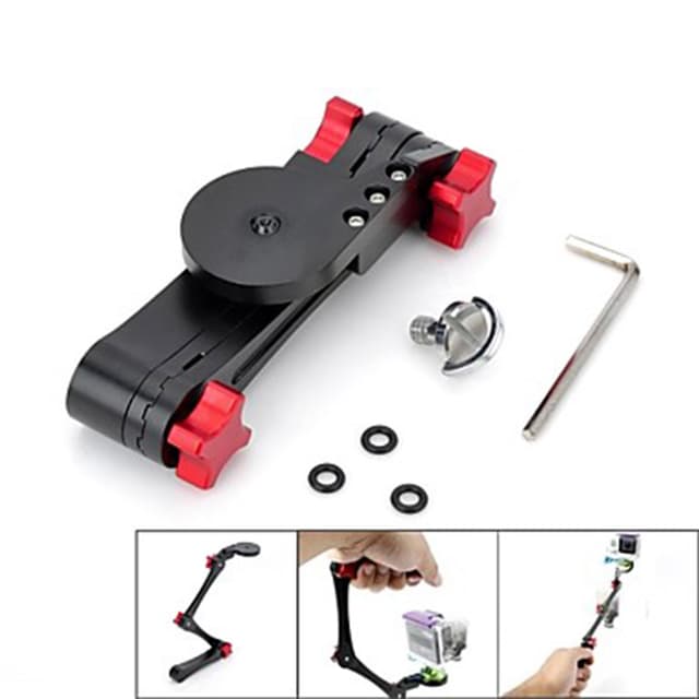 حامل كاميرا مونوبود قابل للطي لتصوير الفيديو لكاميرا غو برو هيرو 3 وهيرو 3 بلس واكشن كاميرا من او اوزون O Ozone Foldable Pocket Stabilizer Grip Mount Monopod