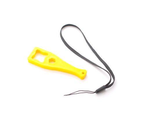 O Ozone Wrench Spanner Action Camera Accessory [ Plastic ] [ Thumb Screw Wrench ] Compatible for GoPro, for SJCAM, for YI Action Camera - Yellow - SW1hZ2U6MTU5NjE5OA==