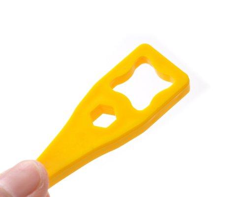 O Ozone Wrench Spanner Action Camera Accessory [ Plastic ] [ Thumb Screw Wrench ] Compatible for GoPro, for SJCAM, for YI Action Camera - Yellow - SW1hZ2U6MTU5NjIwMA==