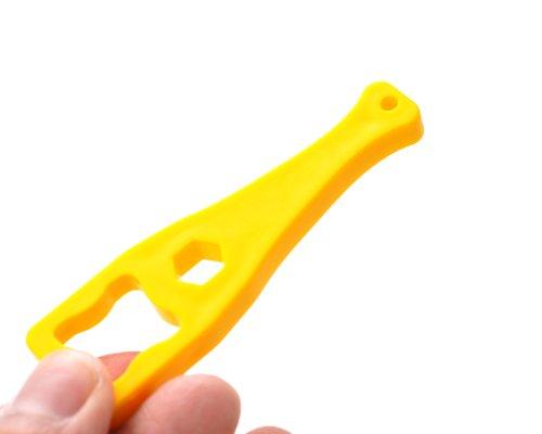 O Ozone Wrench Spanner Action Camera Accessory [ Plastic ] [ Thumb Screw Wrench ] Compatible for GoPro, for SJCAM, for YI Action Camera - Yellow - SW1hZ2U6MTU5NjIwMg==