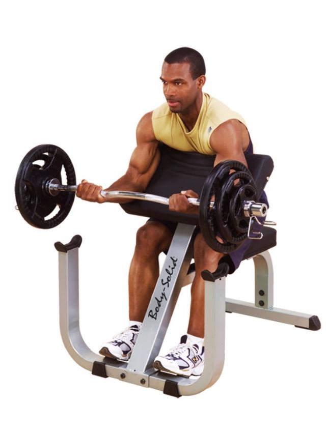 جهاز بايسبس كيرل بودي سوليد Body Solid Preacher Curl Bench
