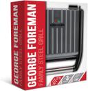 George Foreman Large Steel Grill Family, Grey 1850W - 25051 - SW1hZ2U6MTU1NjEyNg==