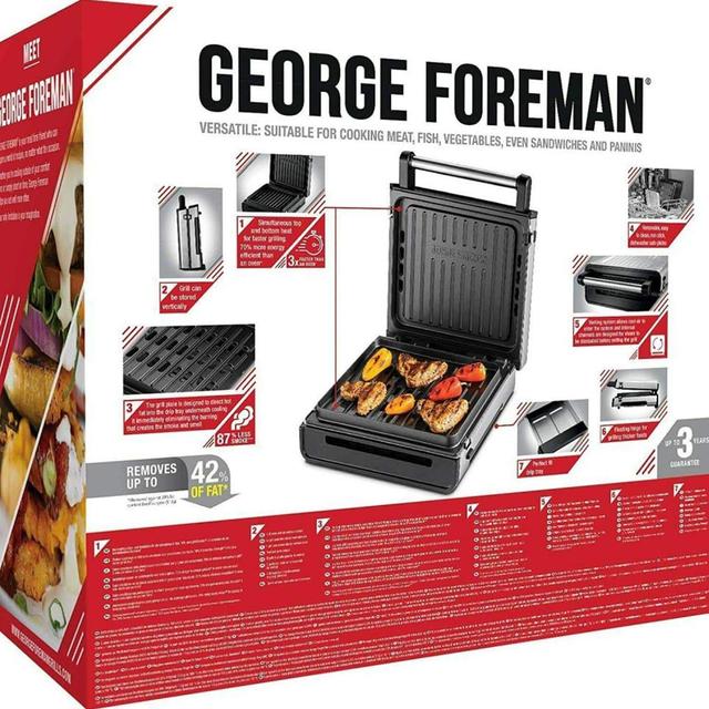 George Foreman Smokeless Grill - 28000 - SW1hZ2U6MTU1NTY5MA==